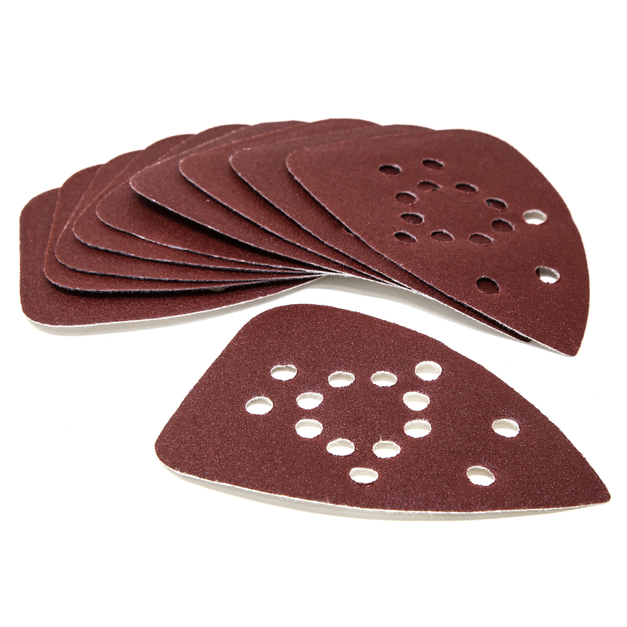 WEN 20401SP120 120-Grit Hook and Loop Palm Sander Sandpaper for the WEN Cordless Palm Sander, 10-Pack